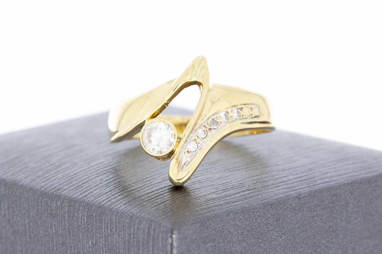 14 karaat gouden dames Slagring - 16,6 mm