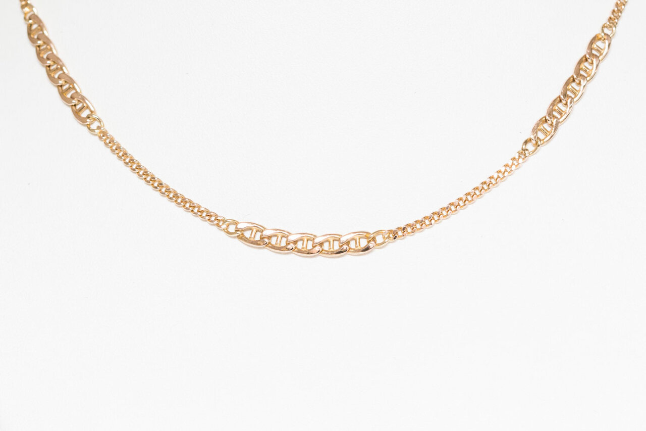 Gourmet Collier 14 karaat goud - 43,5 cm