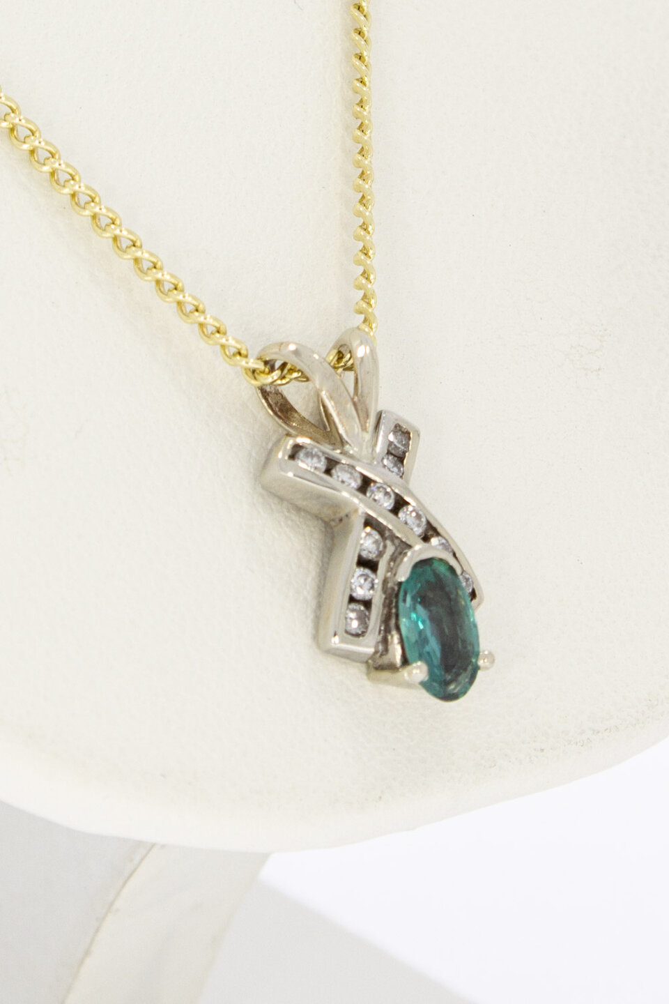 Dames kettinghanger 18 Karaat - 1,8 cm