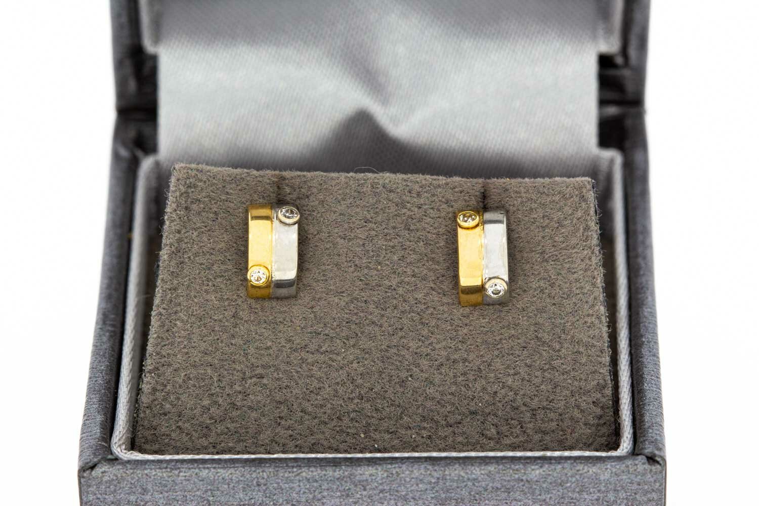 Dames Oorstekers 14 Karaat goud - 0,8 cm