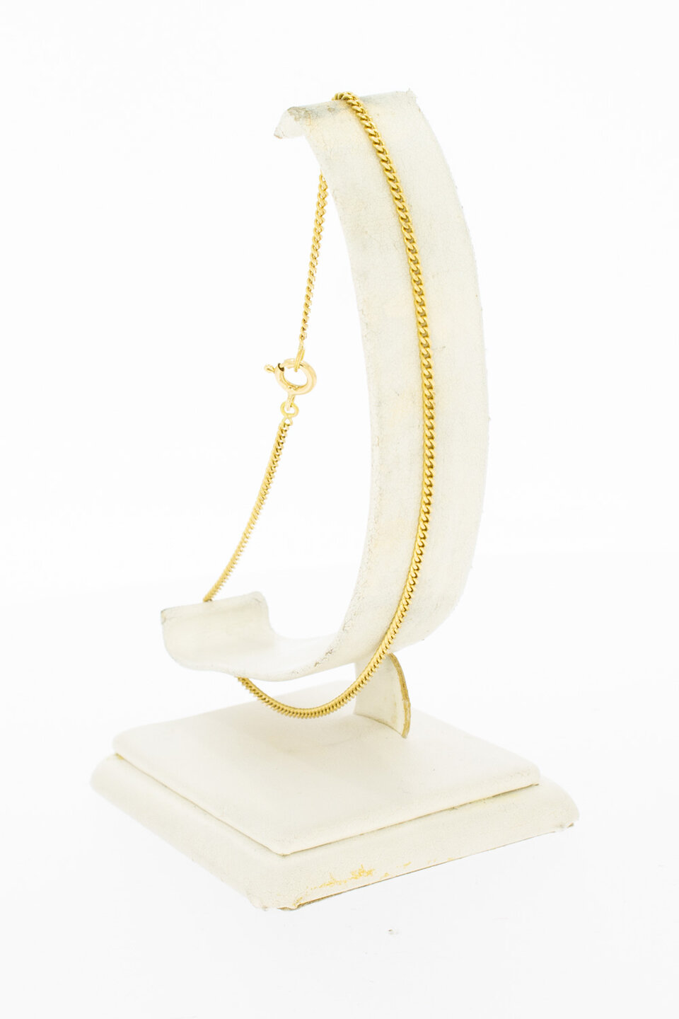 18 Karaat geelgouden enkelbandje - 26,5 cm