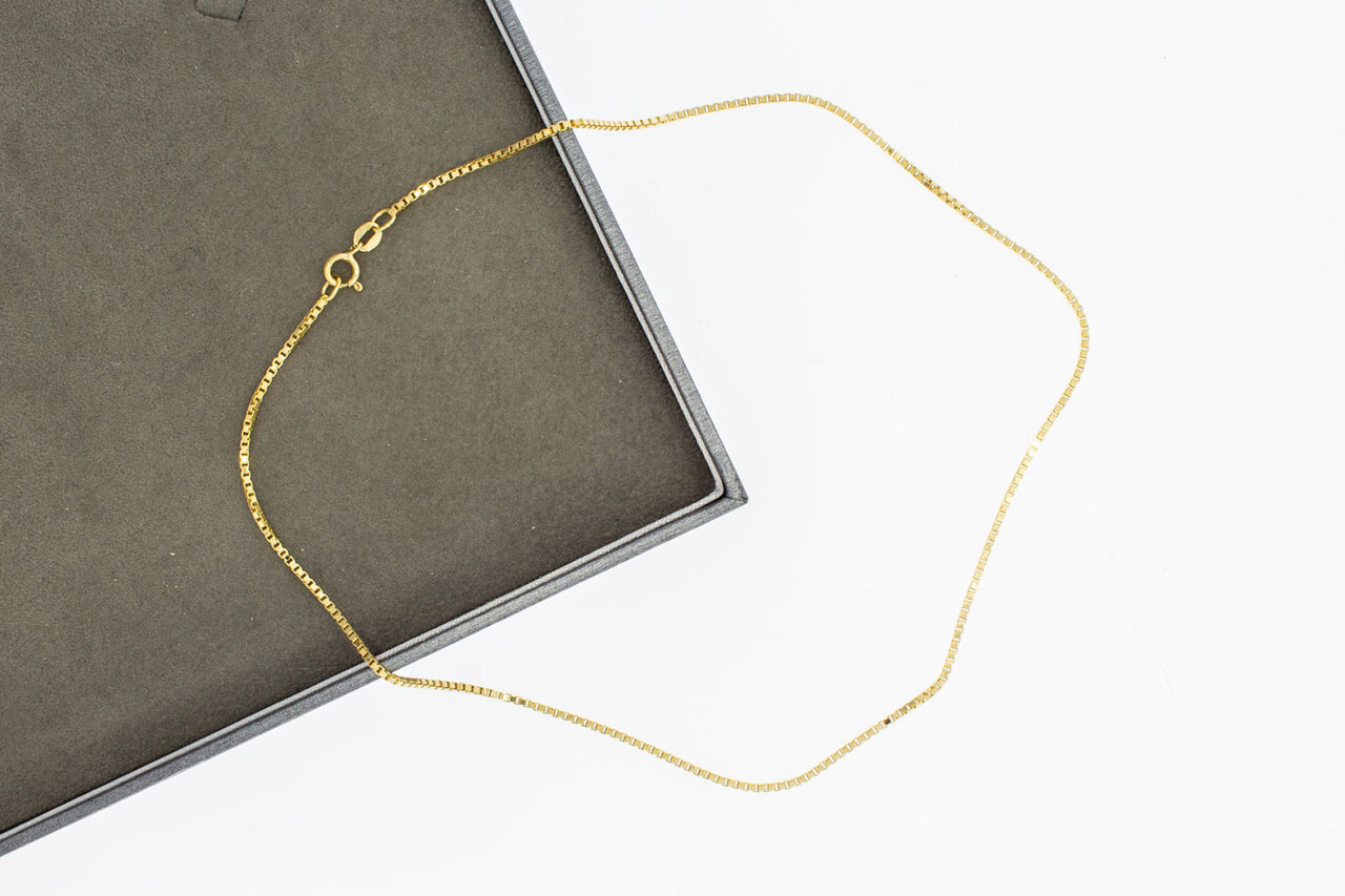 18 Karaat Venetiaanse damesketting - 40,5 cm