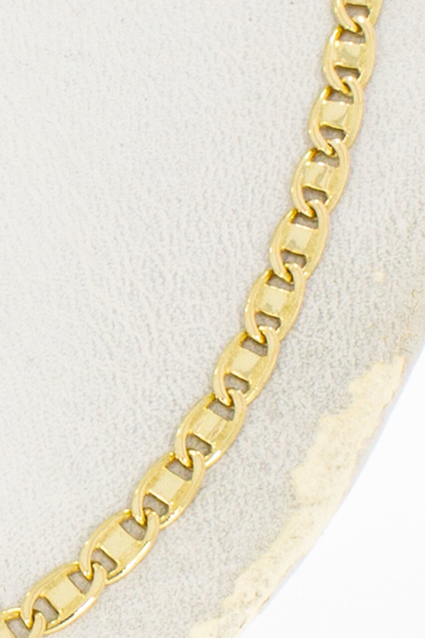 18 Karaat gouden Ankerketting - 82 cm