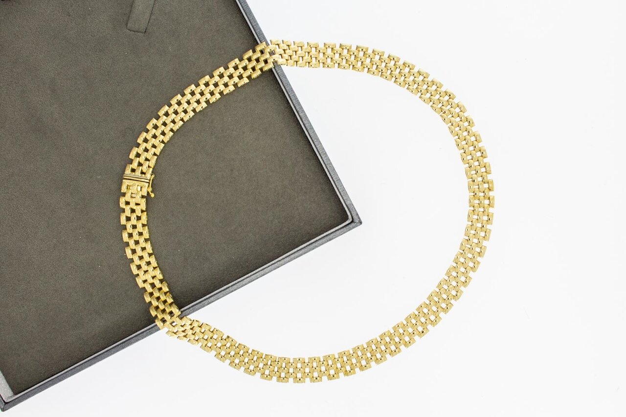 18 Karaat gouden Rolex style Collier - 44 cm