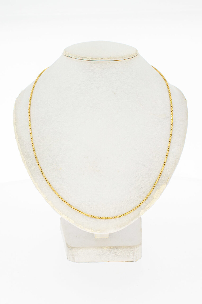 18 Karaat Venetiaanse ketting - 40,7 cm