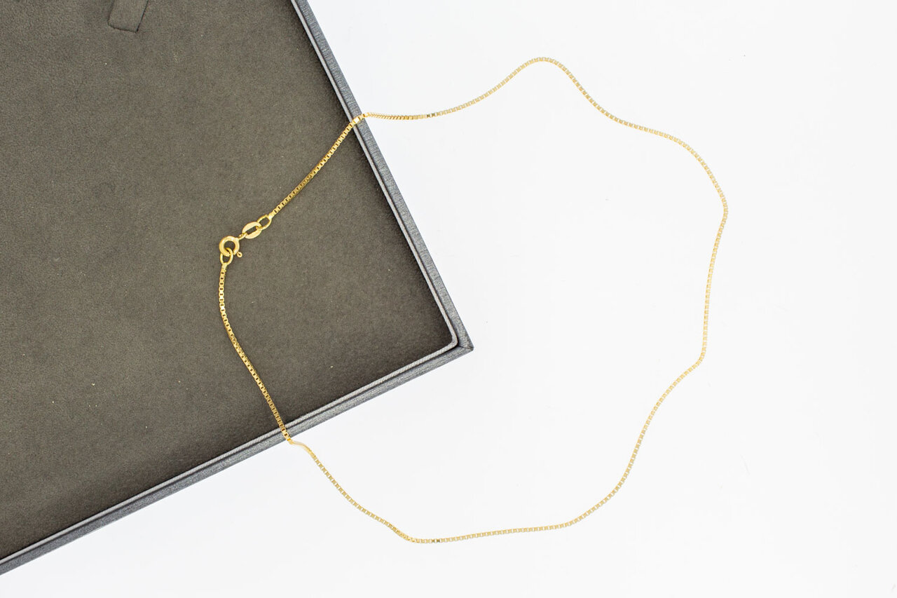 18 Karaat Venetiaanse ketting - 40,7 cm