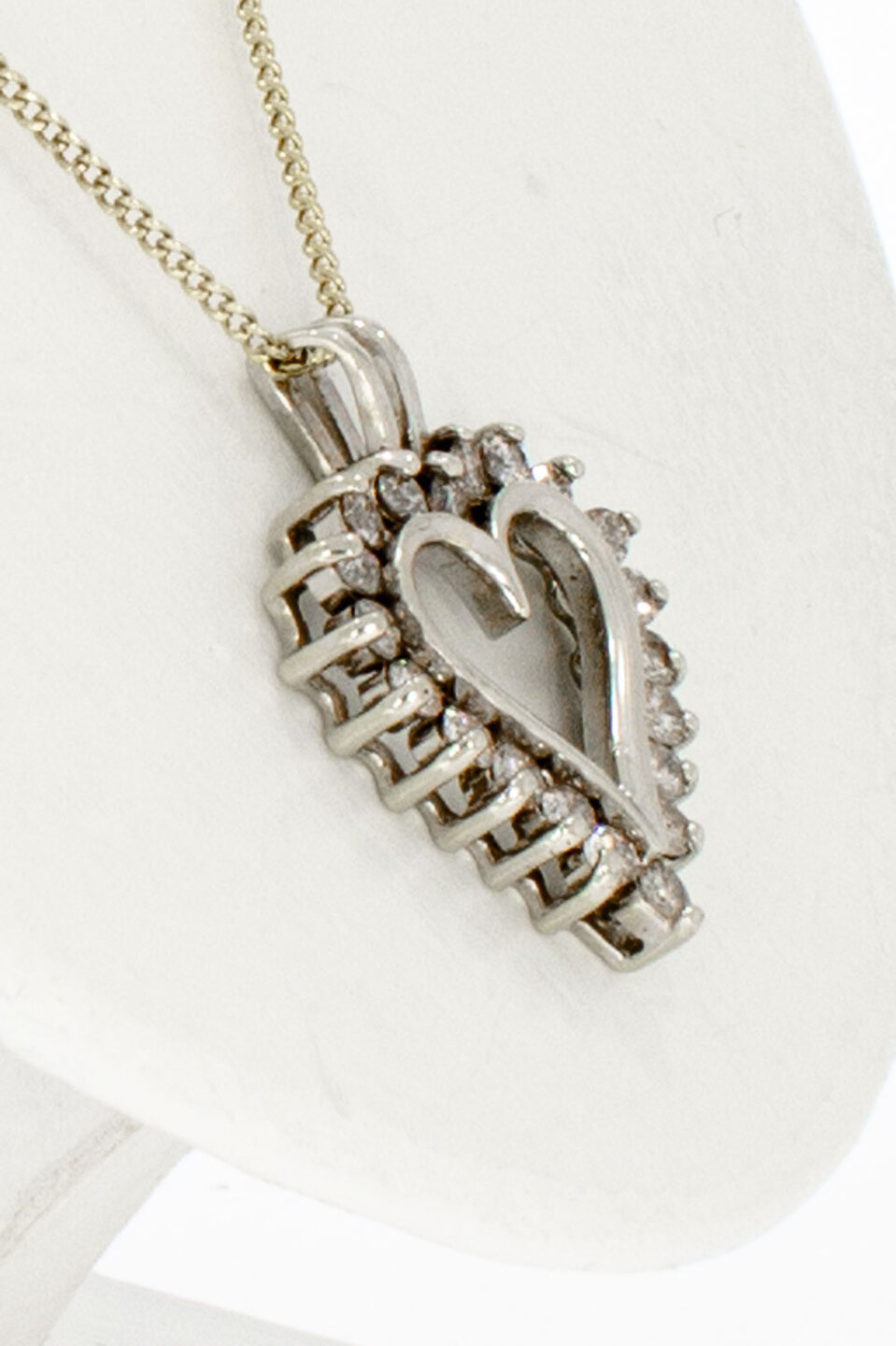 Hartje Diamanthanger 14 karaat goud - 24,7