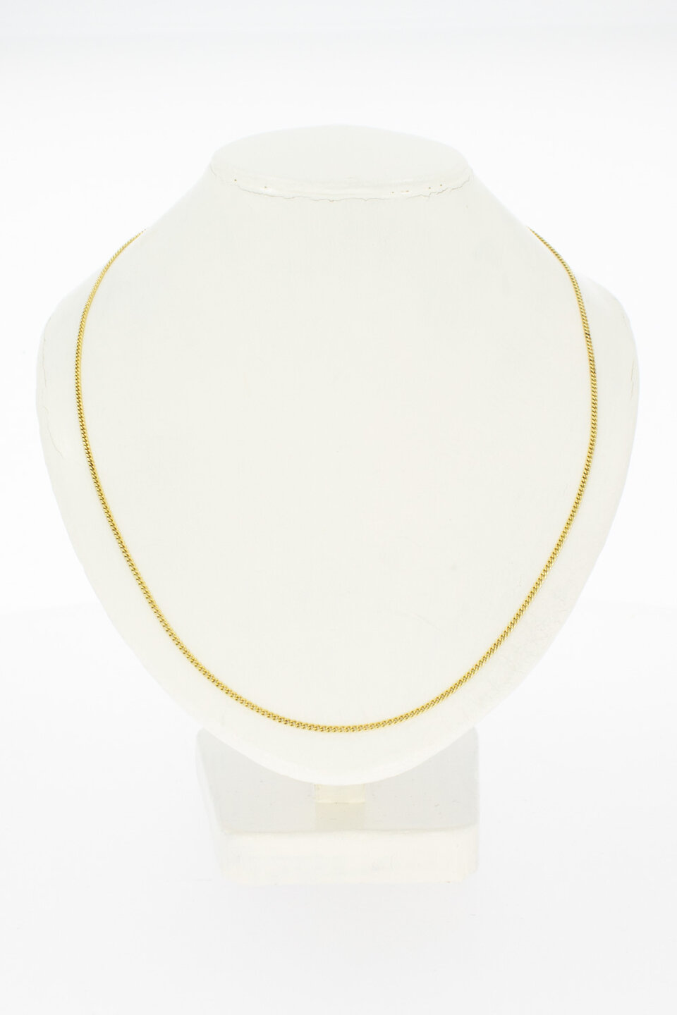 Gourmetketting 14K geel goud - 48 cm