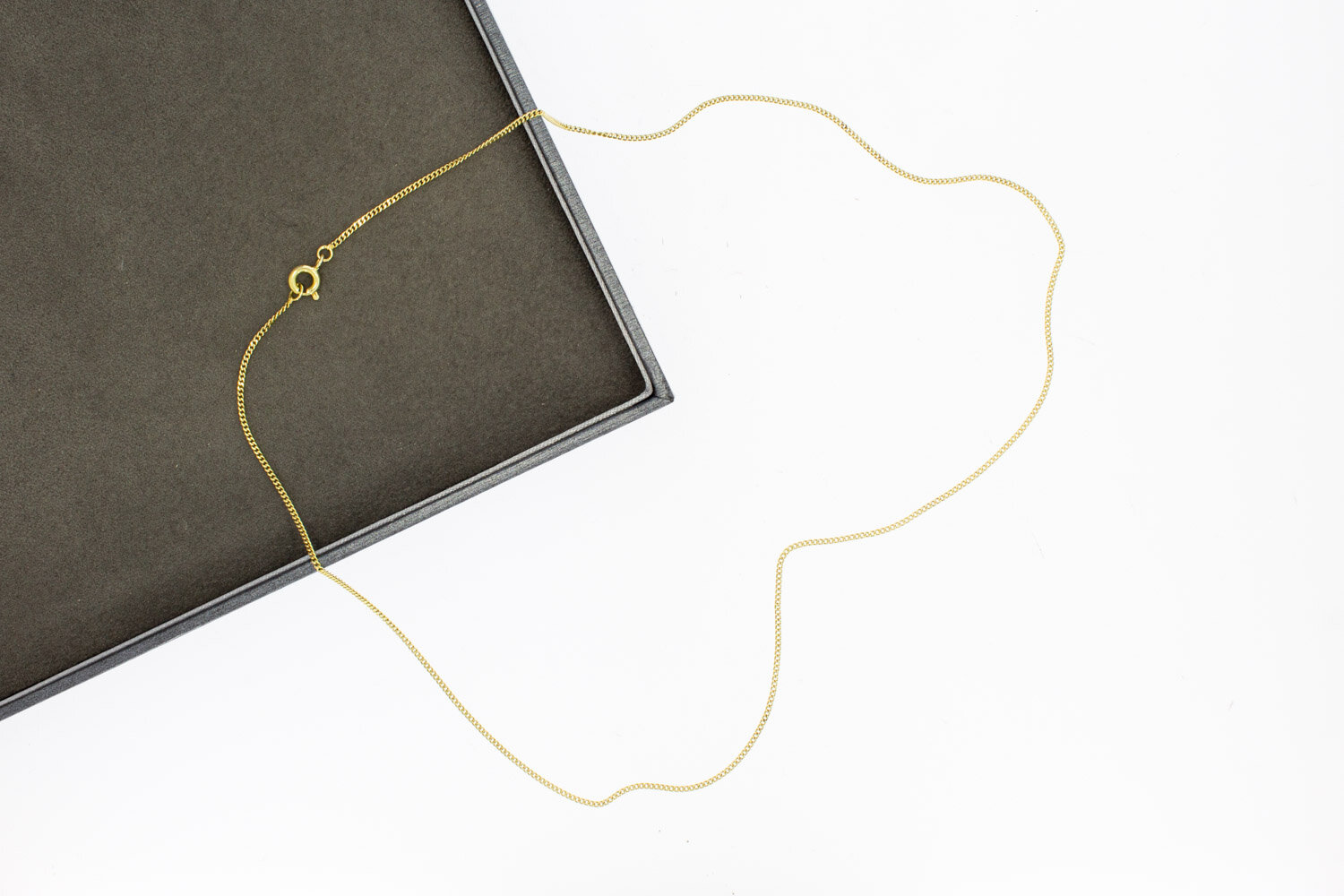 Gourmetketting 14K geel goud - 48 cm