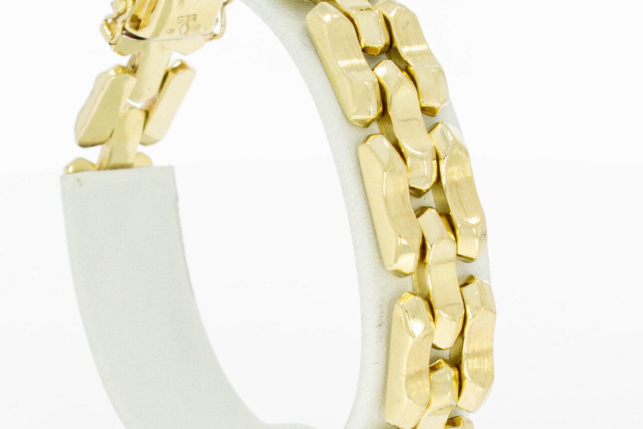 Tank armband 14 Krt goud - 19,1 cm