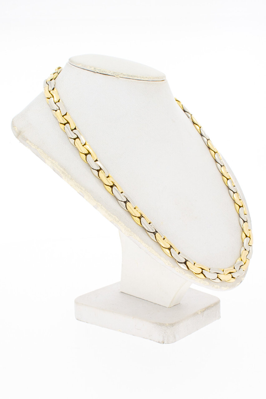 Staafjes ketting 18 Karaat goud - 45,1 cm