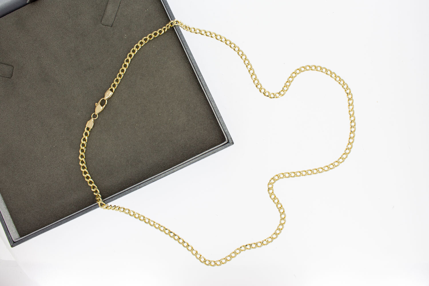 14 Karaat gouden Gourmetketting - 59,1 cm