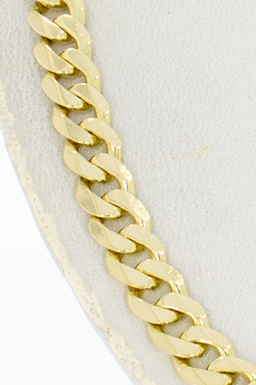Gourmet ketting 14 Karaat goud - 60,5 cm