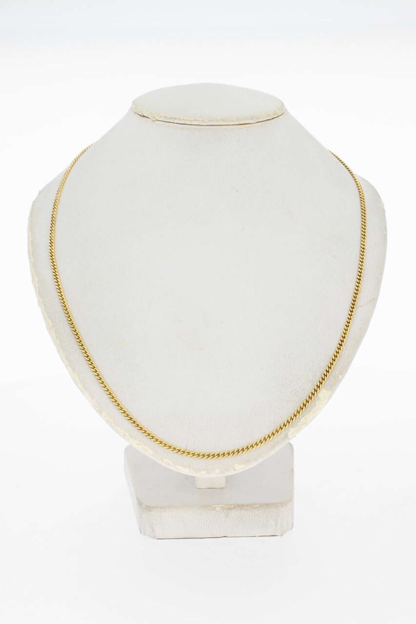 Gourmet schakelketting 14 Karaat - 52,6 cm