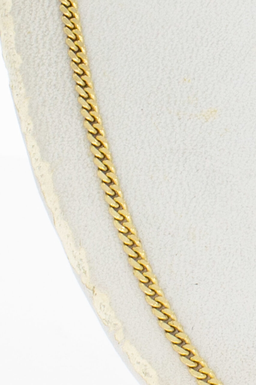 Gourmet schakelketting 14 Karaat - 52,6 cm
