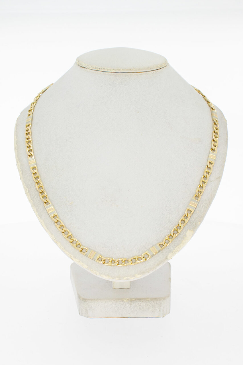 Ankerketting 14 Karaat goud - 45,5 cm