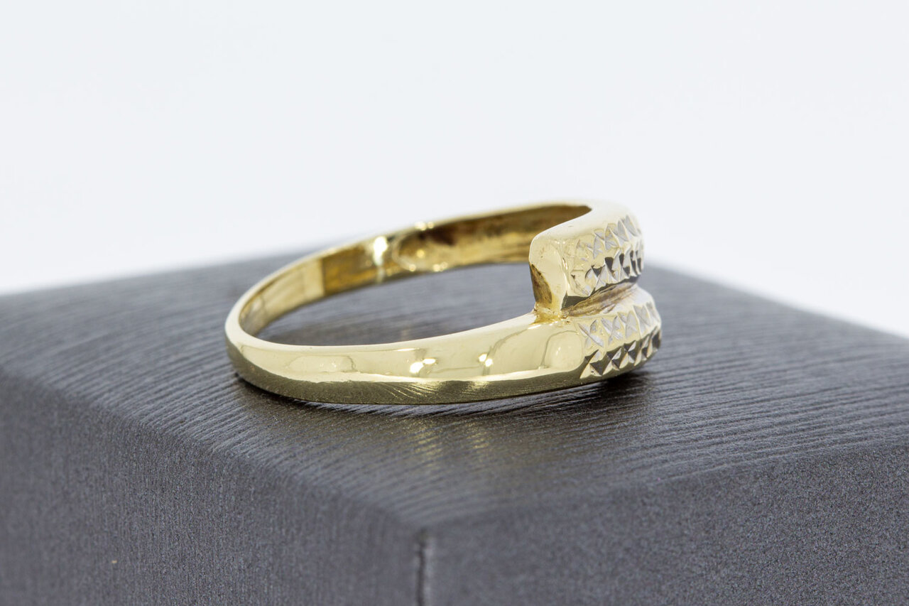 14 Karaat goude ring dames - 18,7 mm