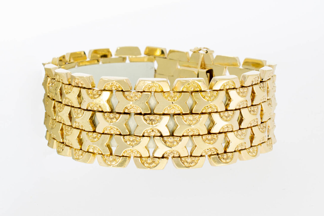 18 Karaat rosé gouden Vintage armband - 20,3 cm