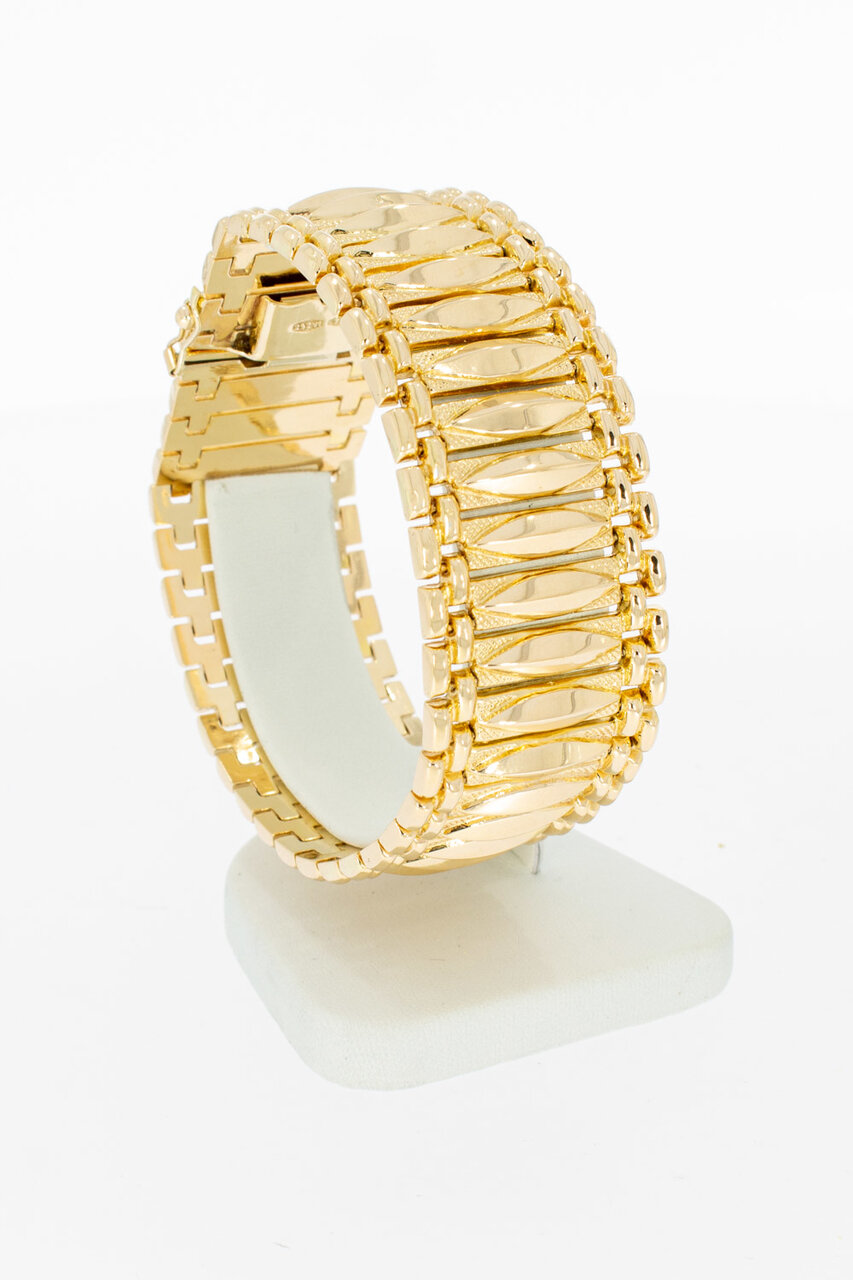 18 Karaat gouden Spijltjes armband - 19,2