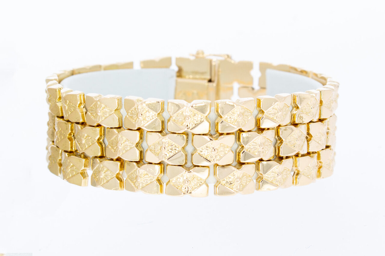 Vintage 18 Karaat goude armband - 18,2 cm