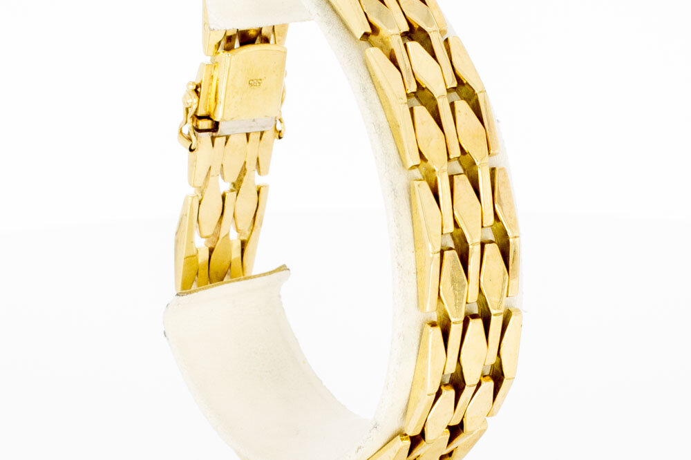 14 Karaat Wiebertjes armband - 20 cm