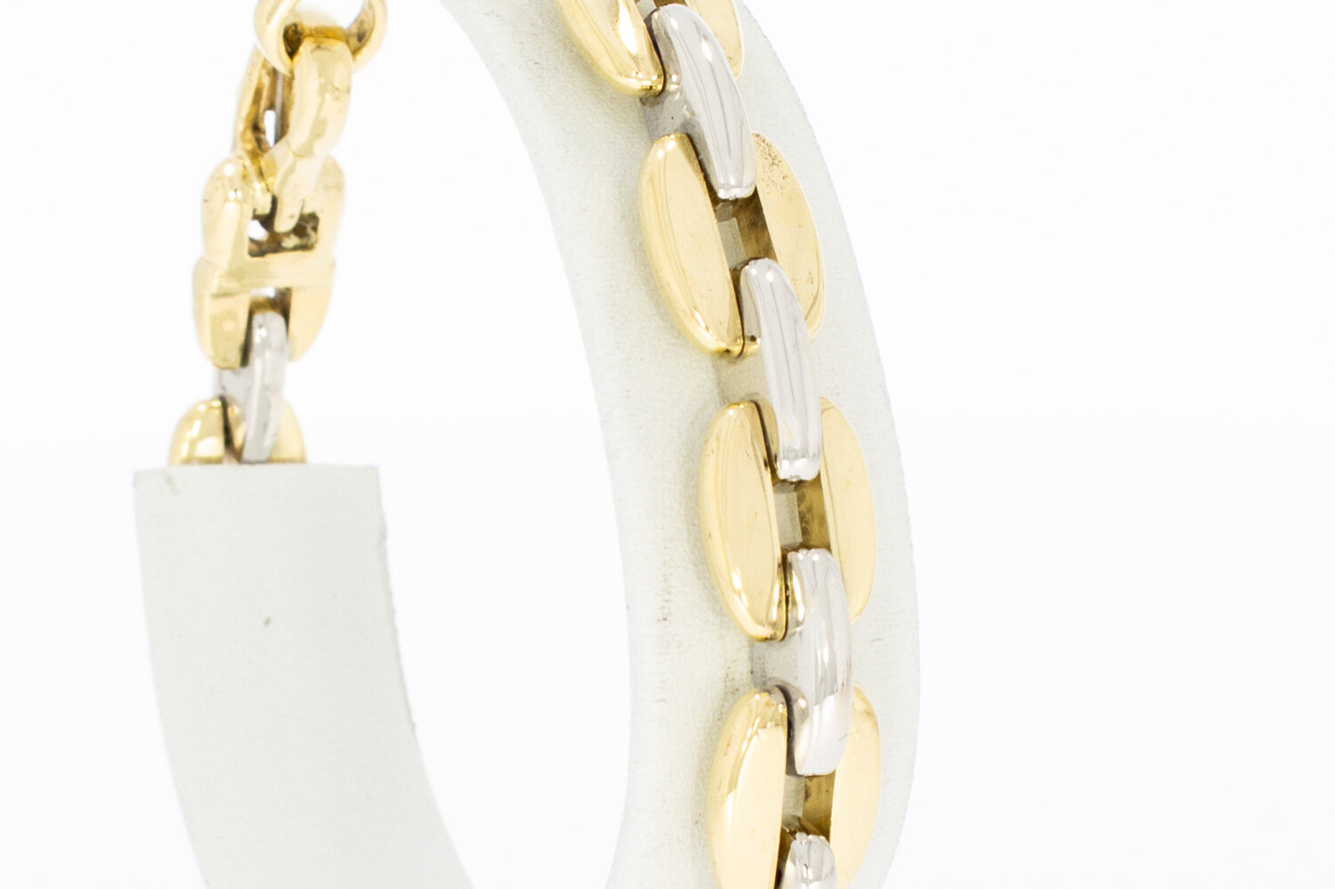 18 Karaat gouden Ankerarmband - 20,4 cm