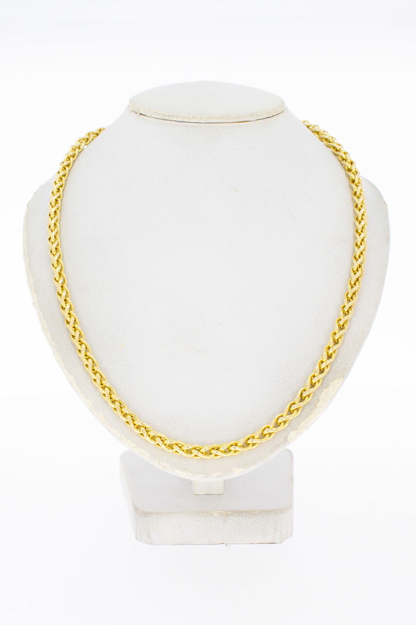 Vossenstaart ketting 14 Karaat goud - 45,3 cm