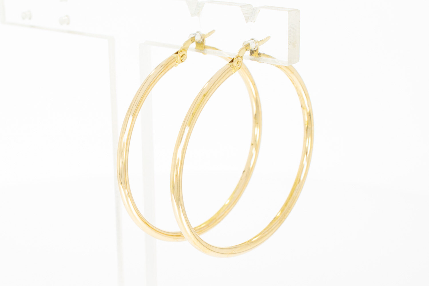 14 Karaat gouden oorringen dames - 4 cm