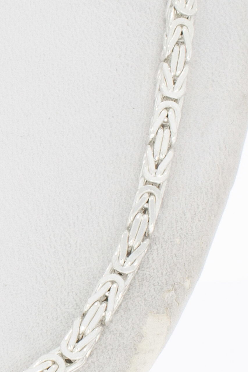 Zilveren (925) Byzantijnse Koningsketting - 41,9 cm