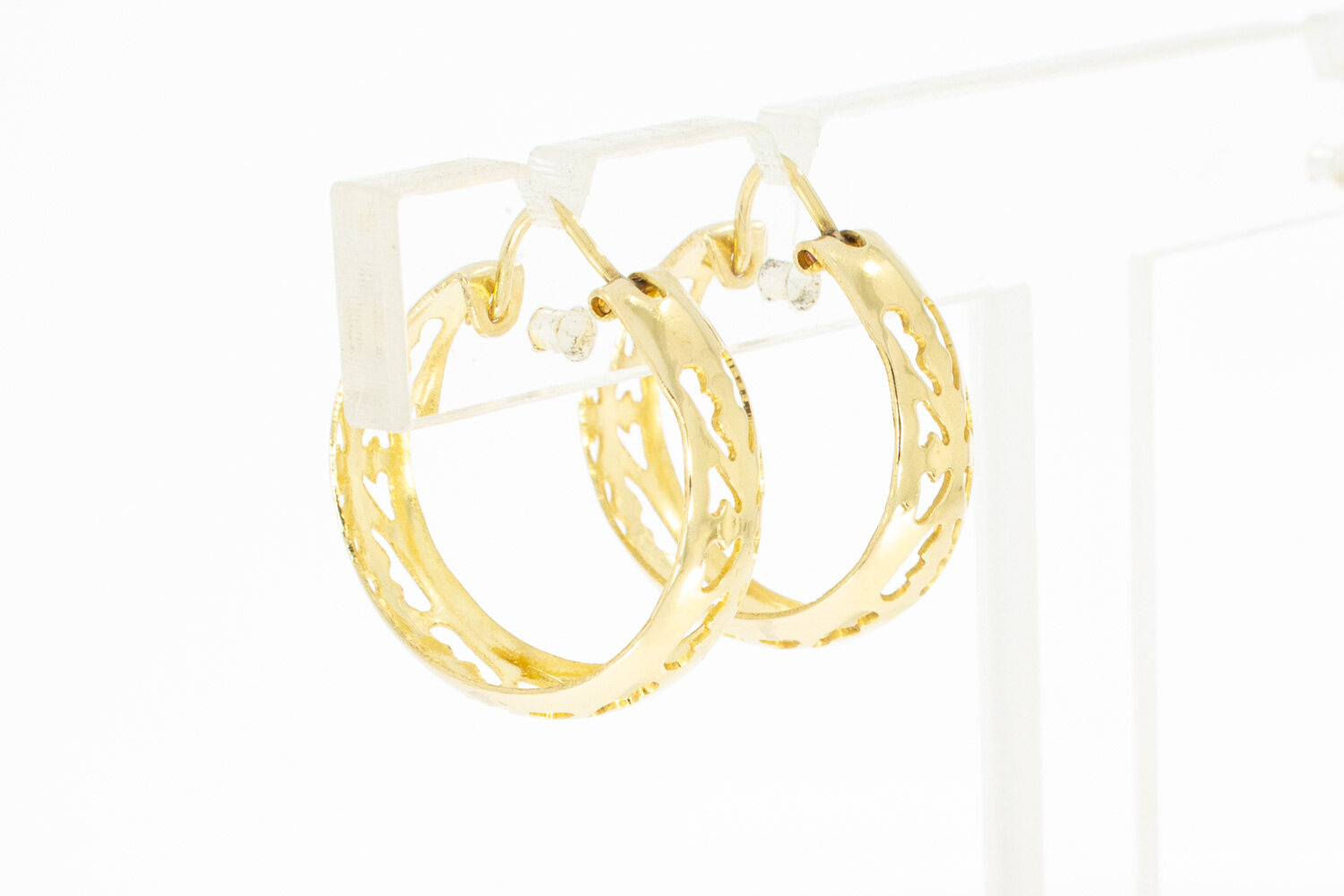 14 Karaat geel gouden Creolen - 2 cm