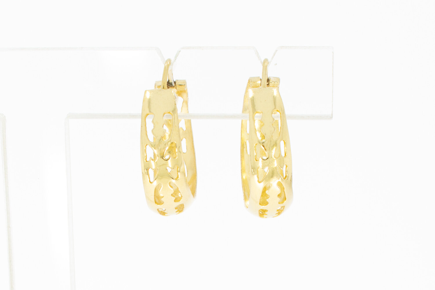 14 Karaat geel gouden Creolen - 2 cm