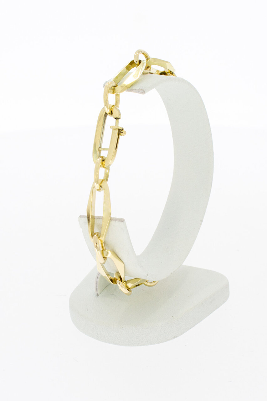 14 Karaat Closed Forever armband - 21,2 cm