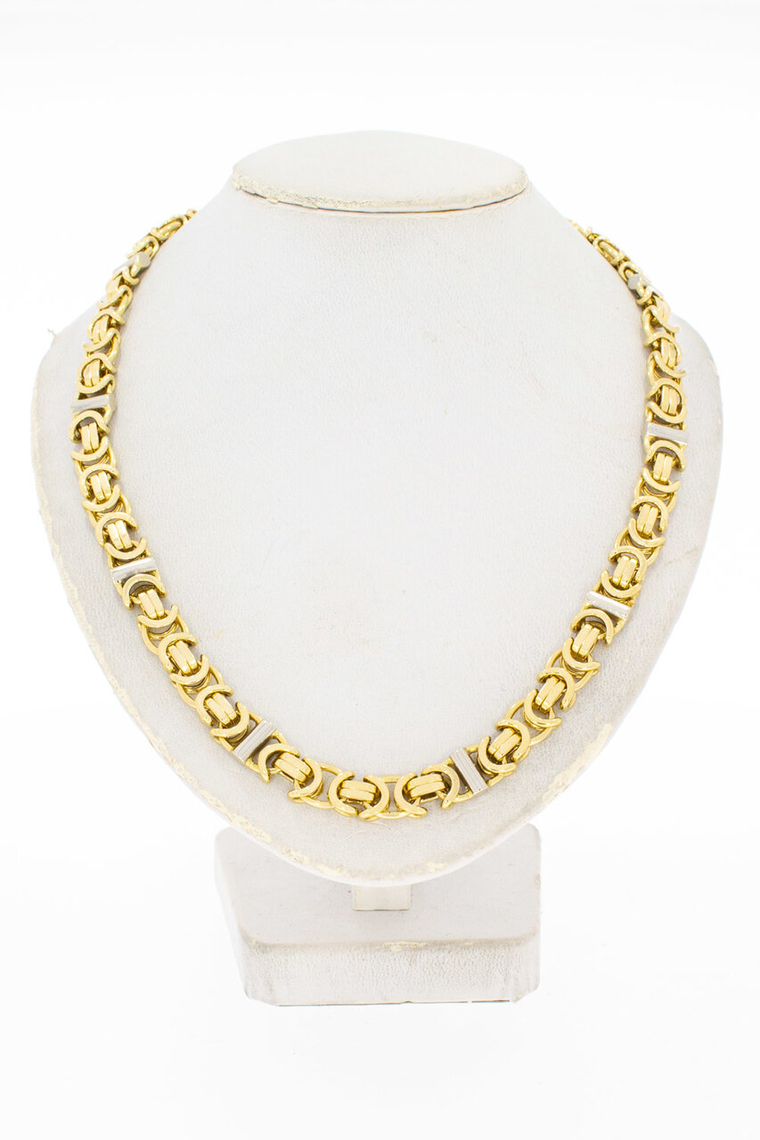 18 Karaat platte Koningsketting - 75,9 cm