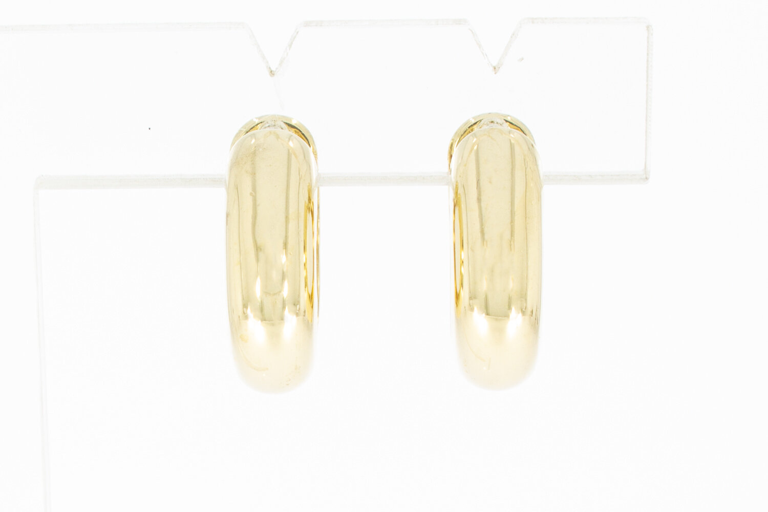 14 Karaat clip dames oorbellen - 1,8 cm