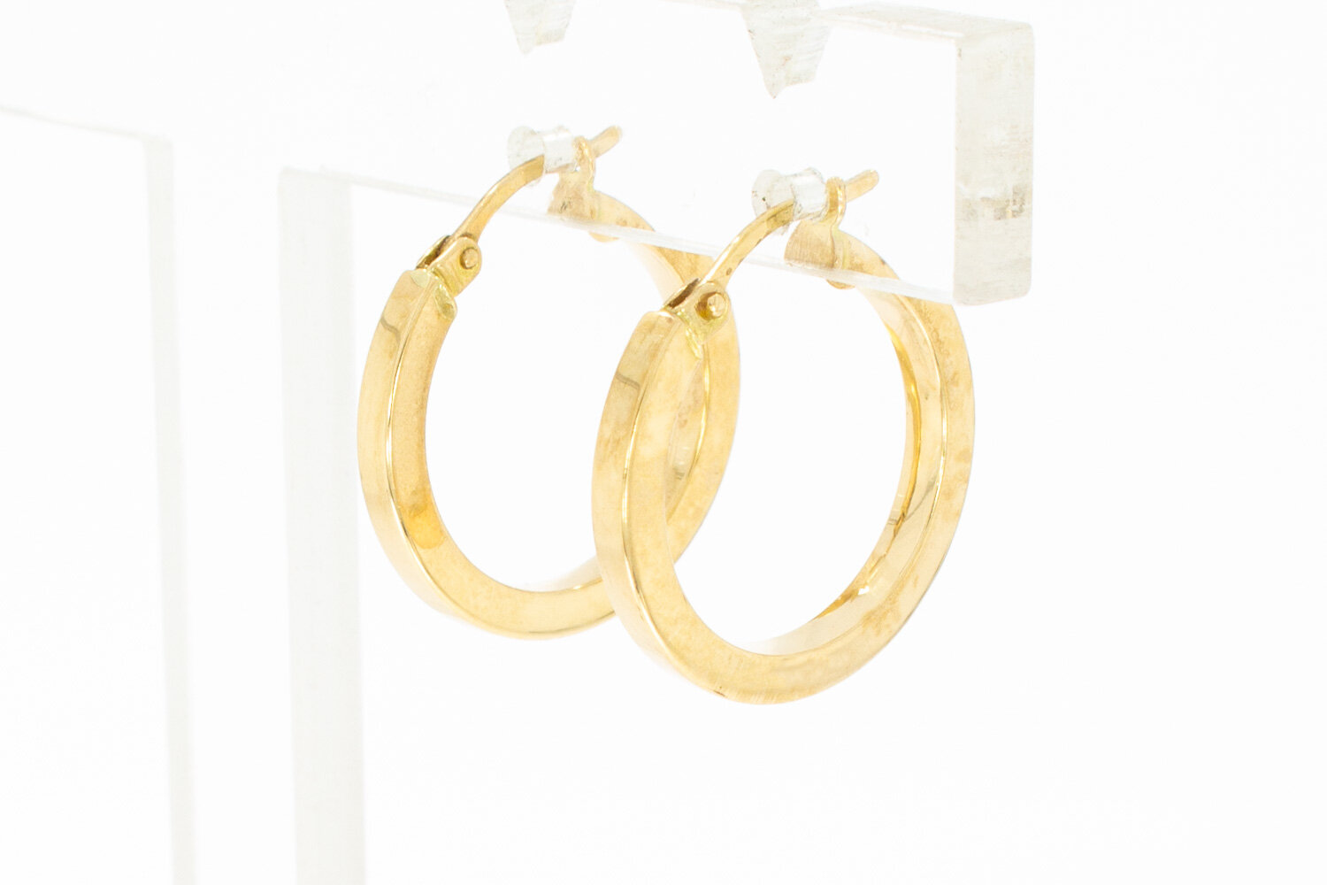 18 Karaat geel gouden Creolen - 1,8 cm