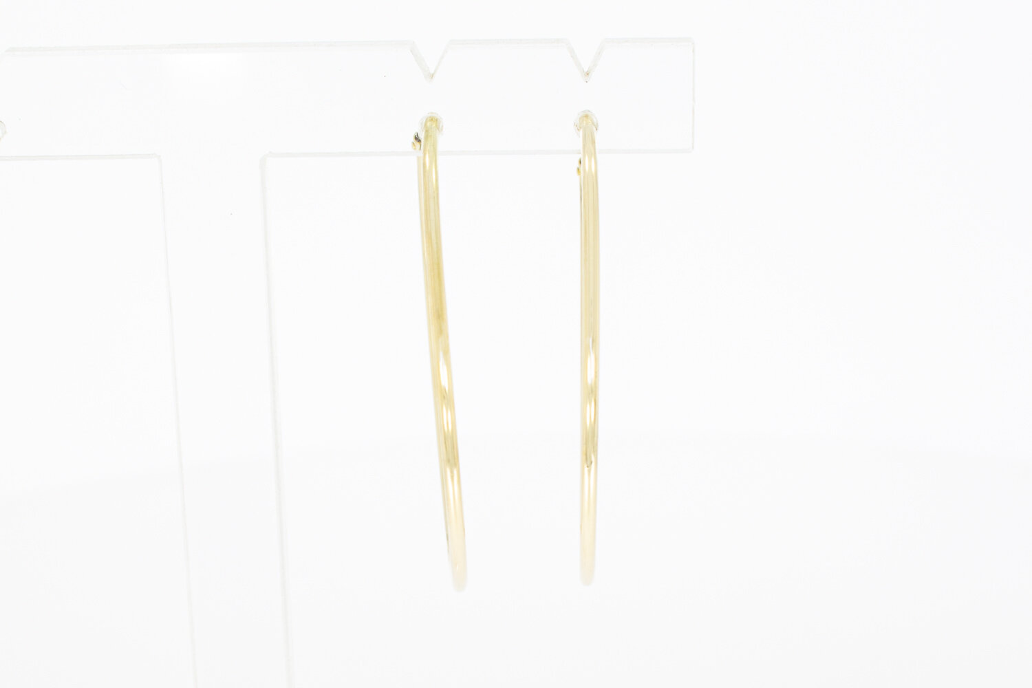 14 Karaat geel goud oorringen - 4,3 cm