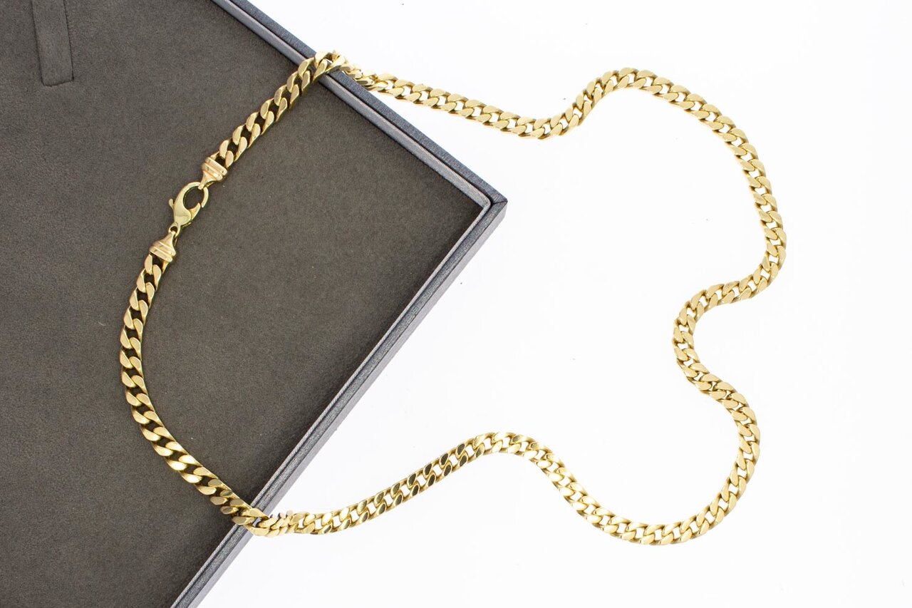 Gourmet ketting 14 Karaat goud - 54,2 cm