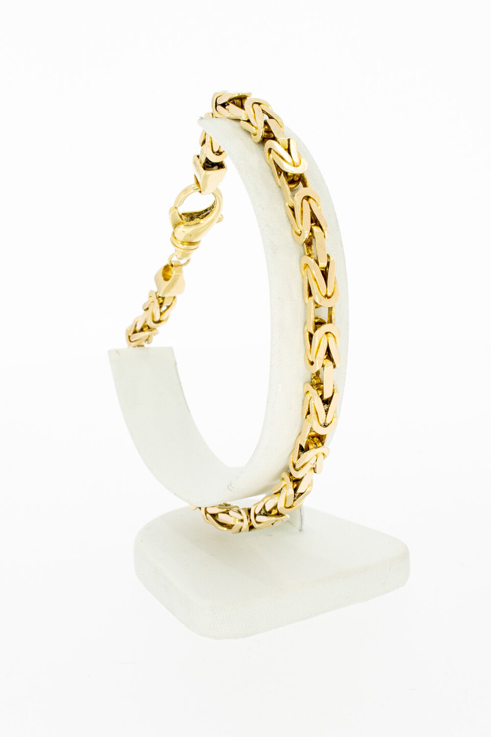 Byzantijnse herenarmband 14 karaat - 24,2 cm