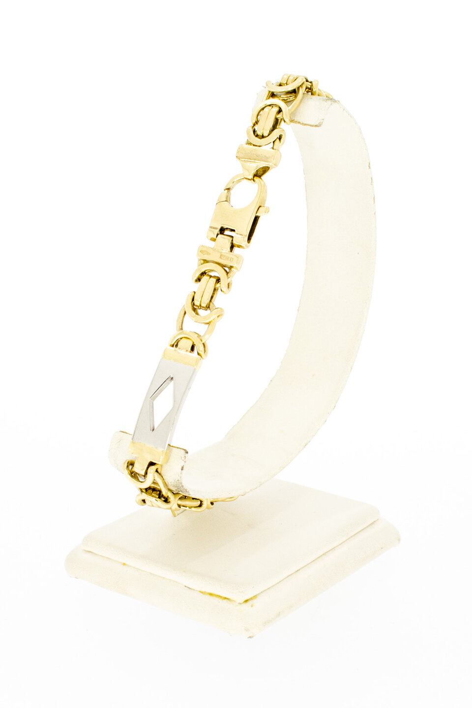 14 karaat Koning heren armband - 24,4 cm