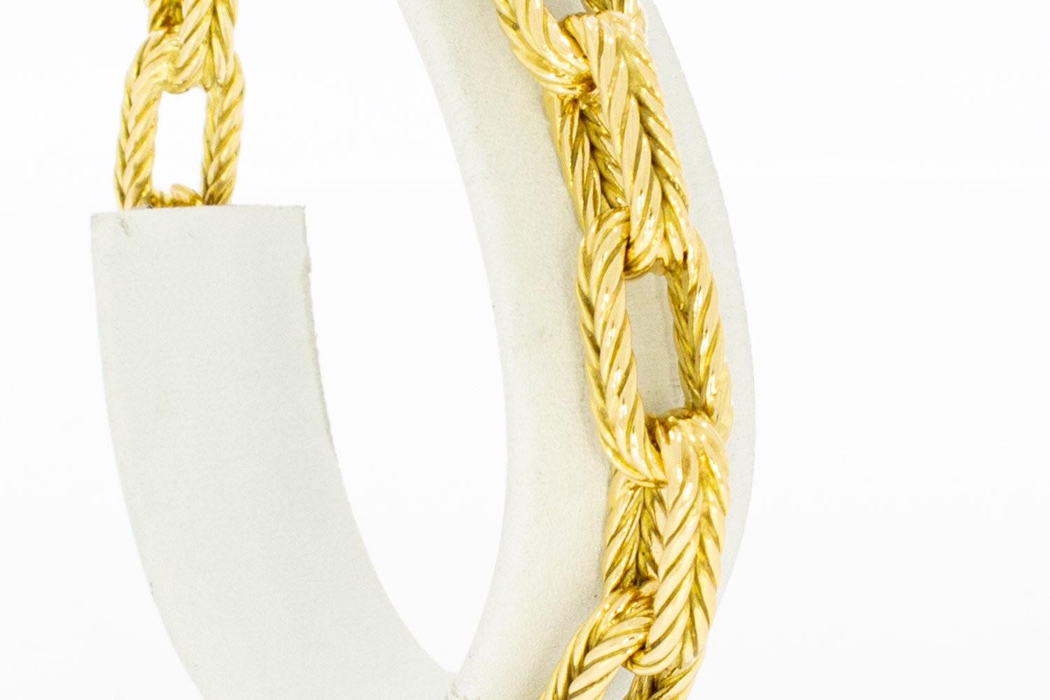 Geelgouden 18 karaat  Anker Armband - 19,5 cm