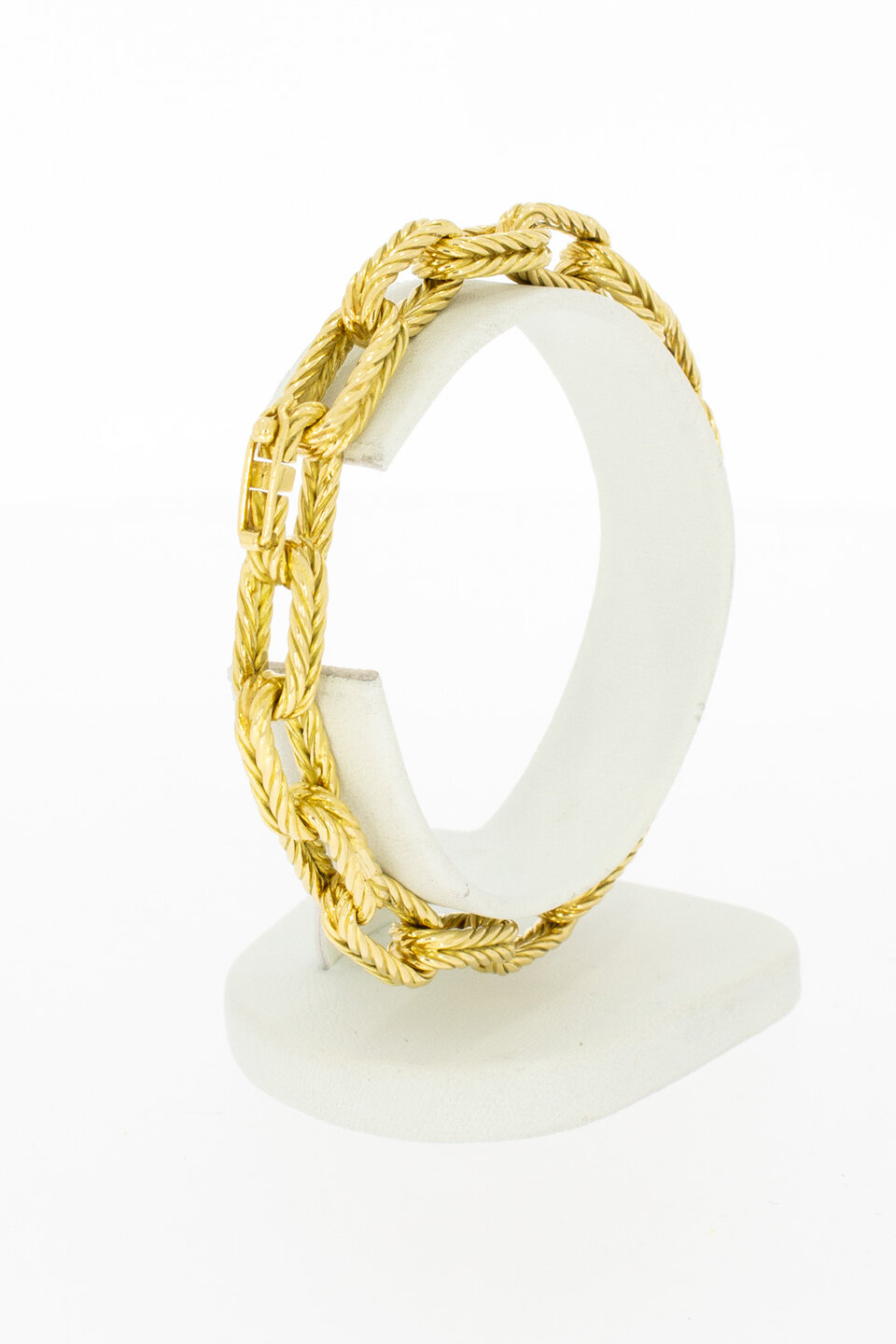 Geelgouden 18 karaat  Anker Armband - 19,5 cm