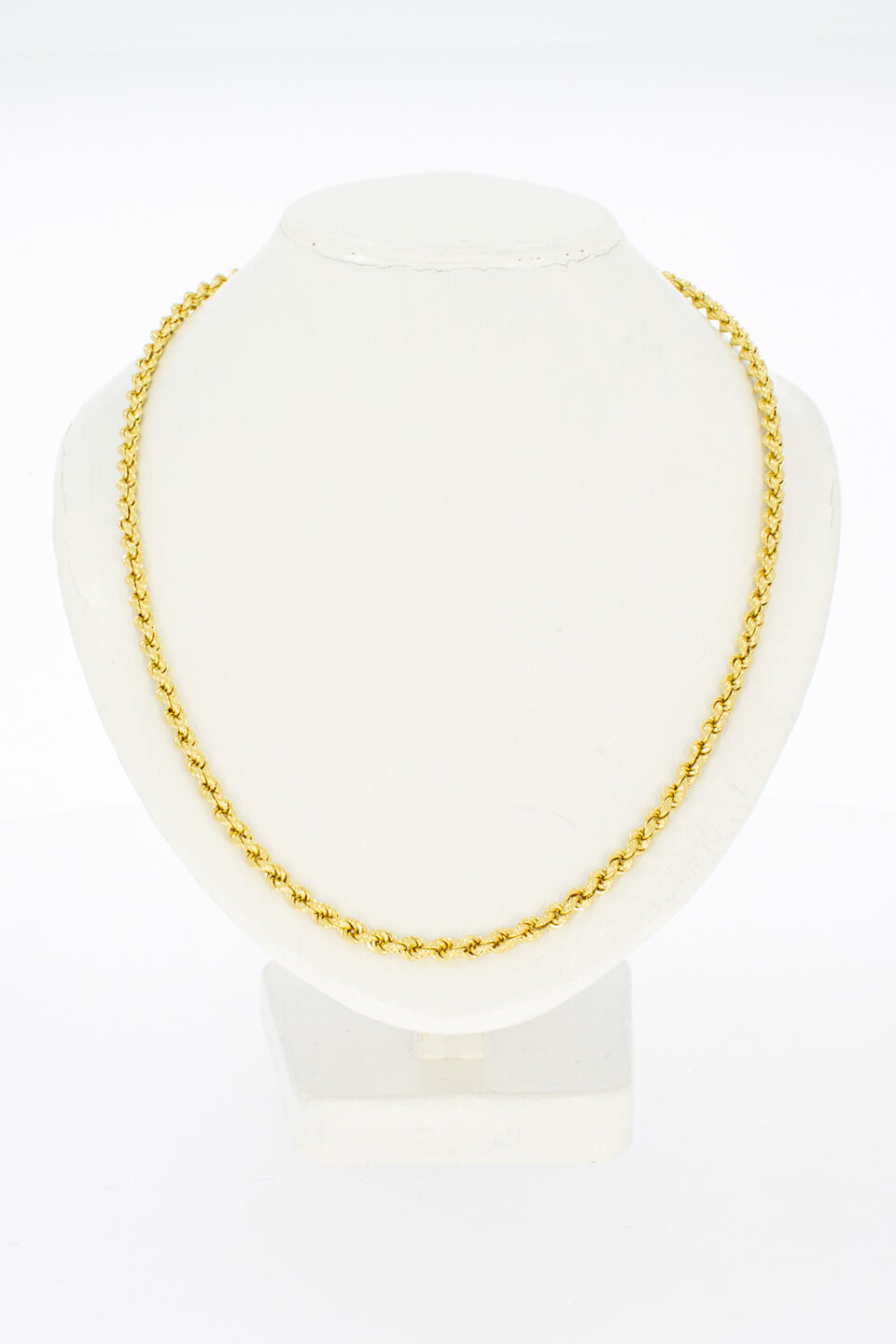 18 kaart goud Koordketting - 52,4 Cm