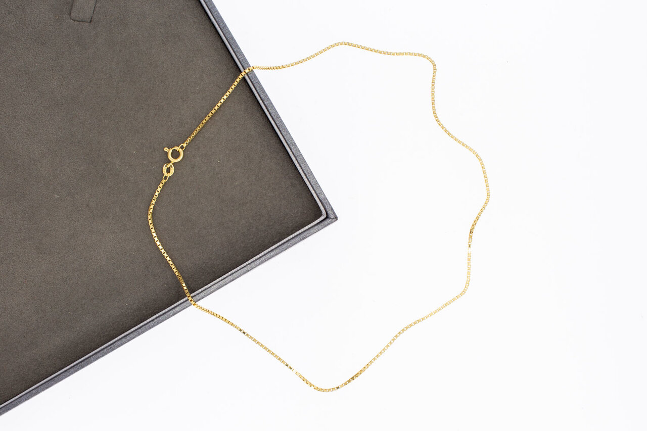 18 Karaat gouden Venetiaans Collier - 41 cm