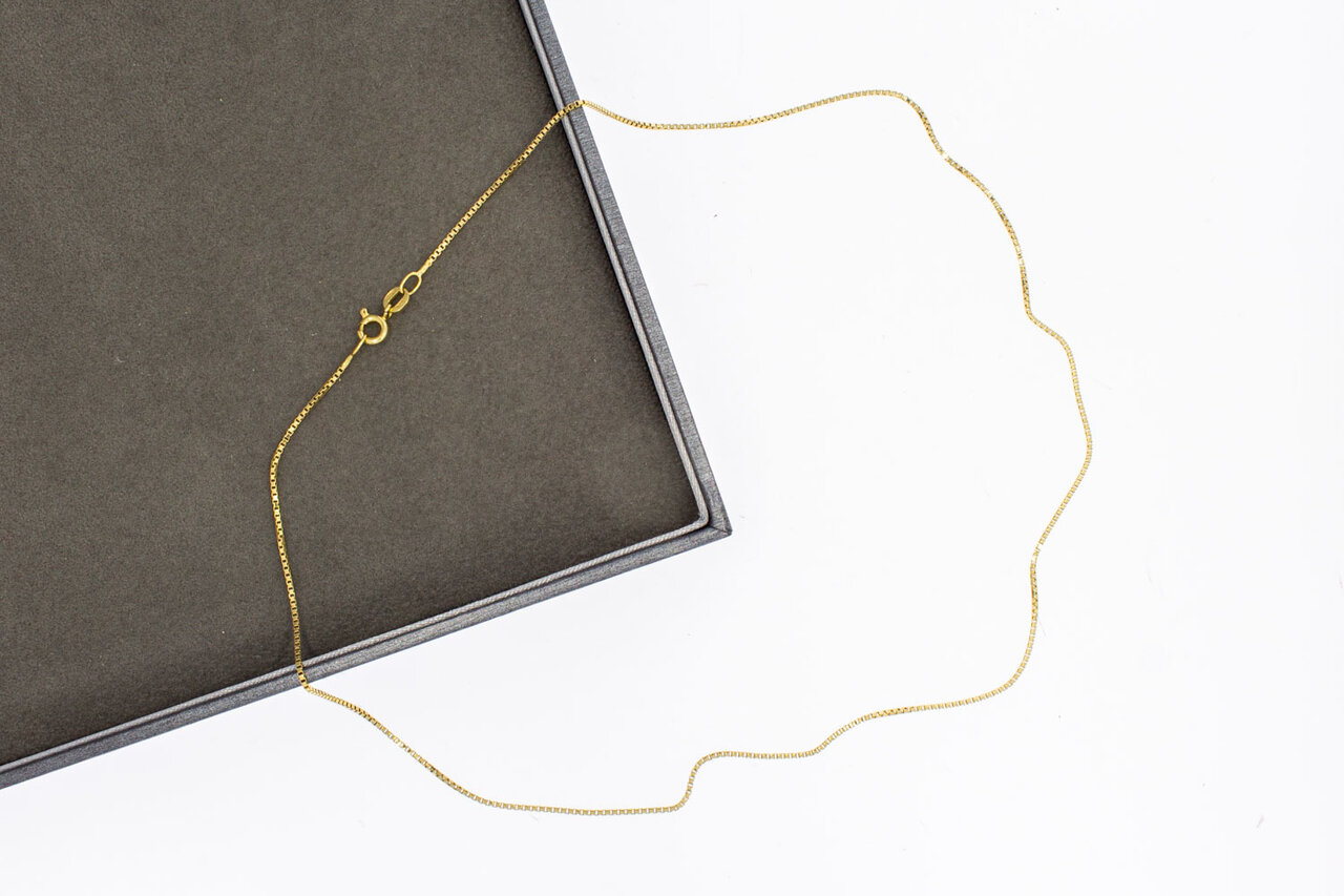 18 Karaat gouden Venetiaans Collier - 31 cm