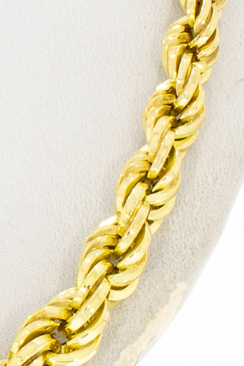14 Karaat gouden Koord Collier - 43,3 cm