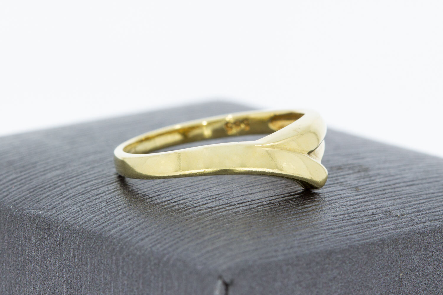 Slagring 14 Karaat geel goud - 16,7 mm