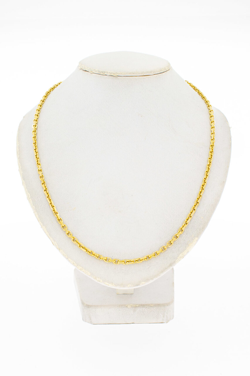 Anker ketting 18 Karaat goud - 71,5 cm