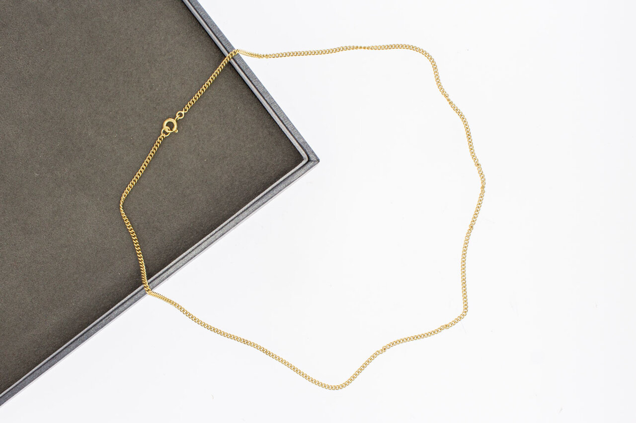 14 Karaat geel goud Gourmet Collier - 43,4 cm