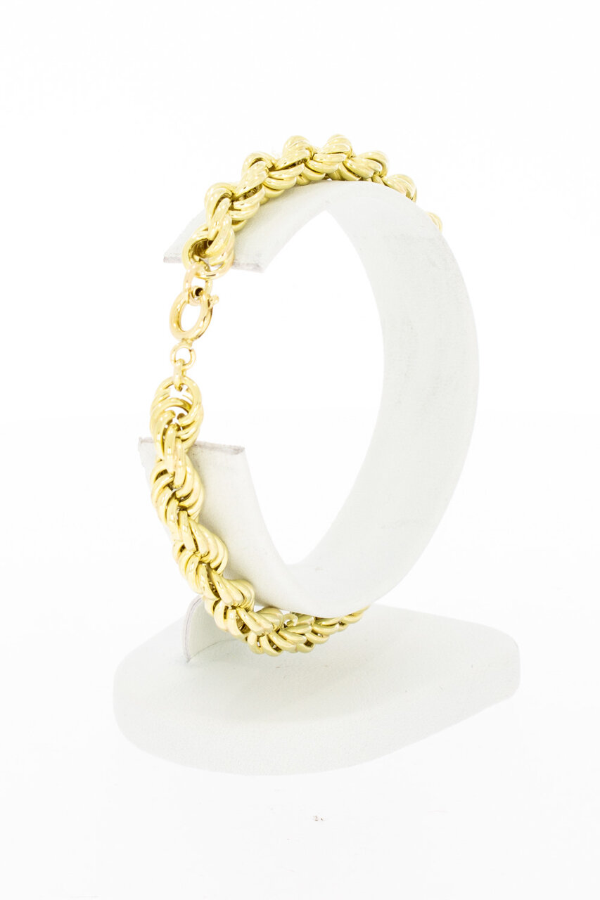 14 Karaat Koord heren armband - 19,3 cm