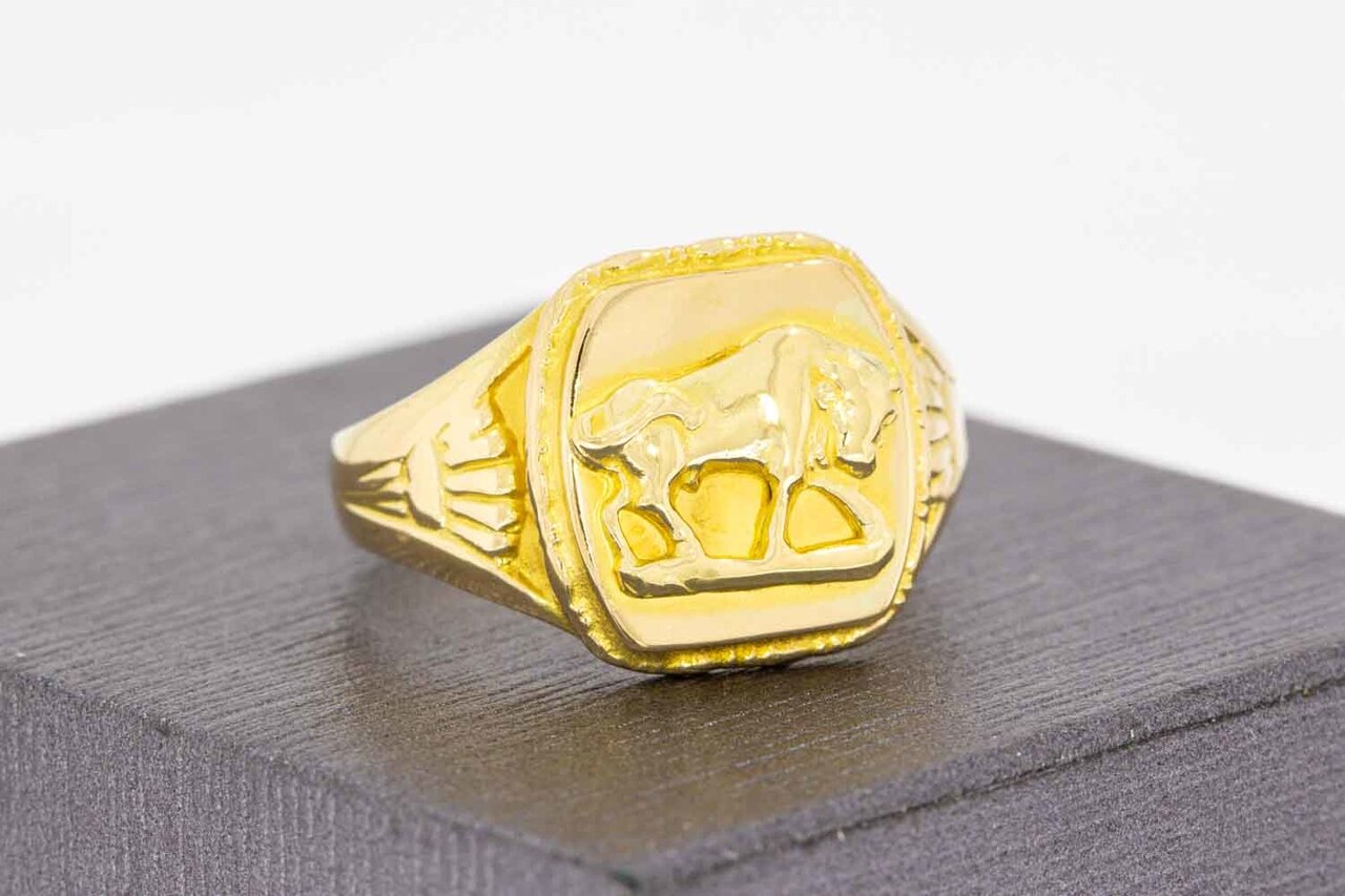 Statementring 14 Karaat goud - 19,9 mm